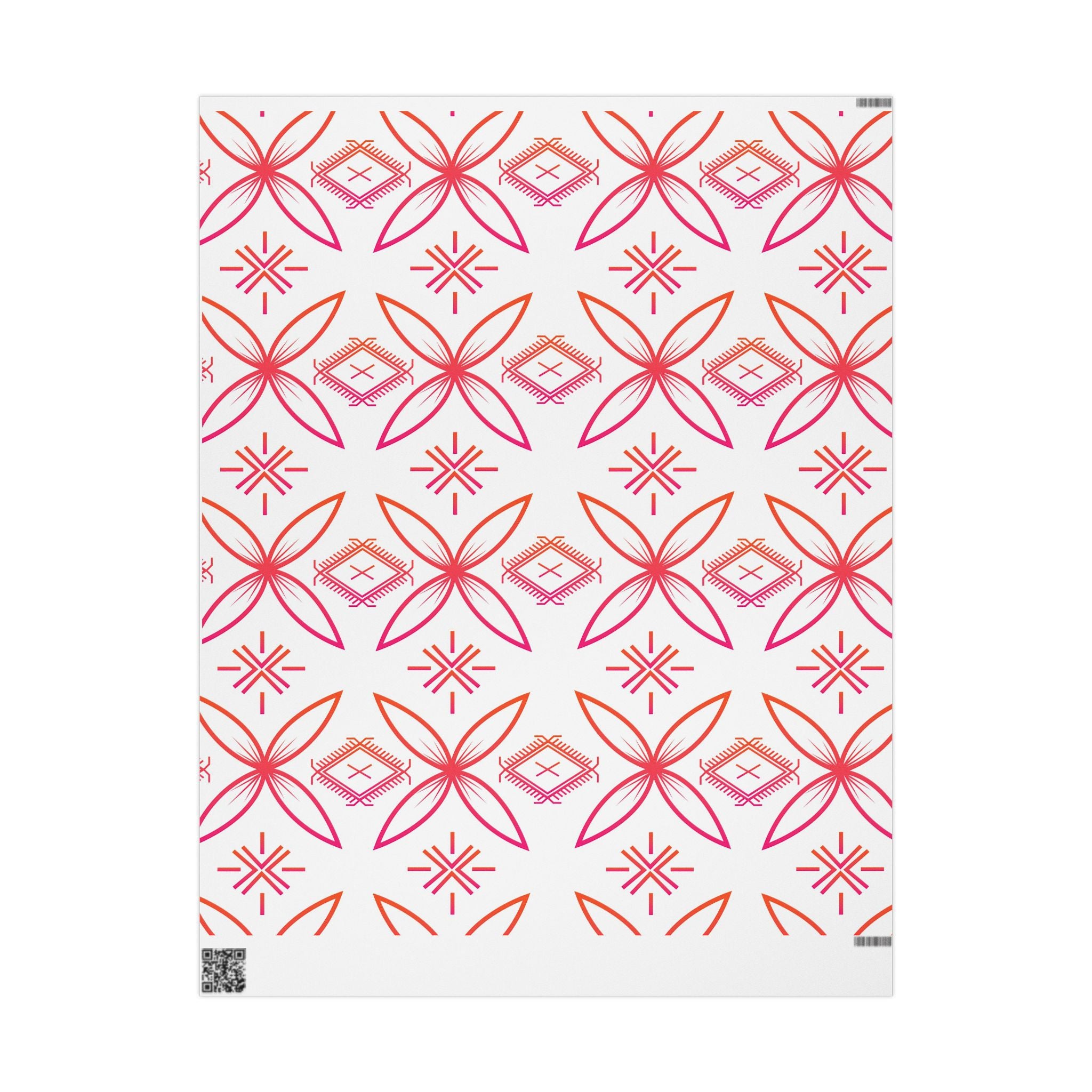 Fuli (Pink & Orange) Wrapping Paper