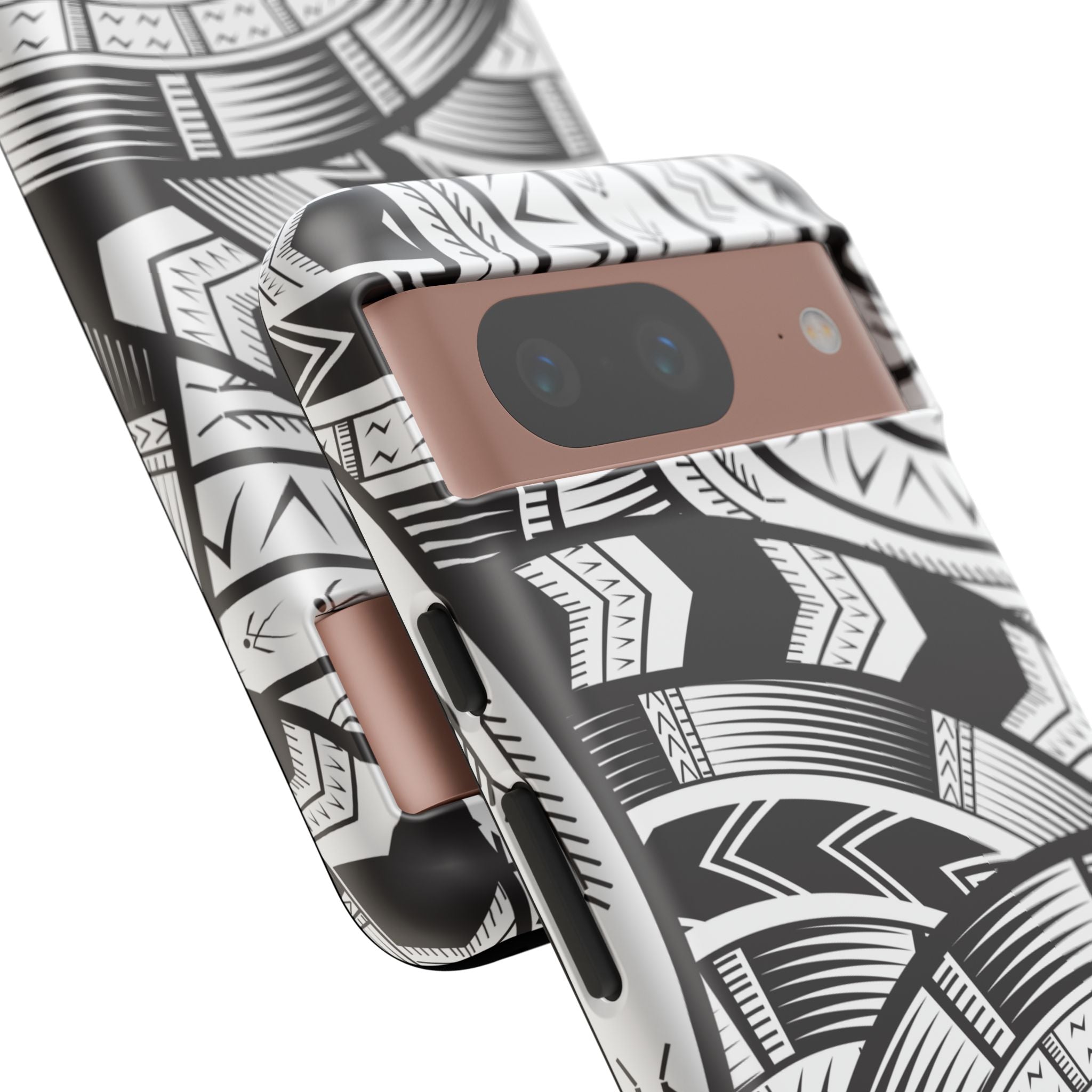 Black and White Tatau Phone Case