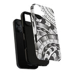 Black and White Tatau Phone Case
