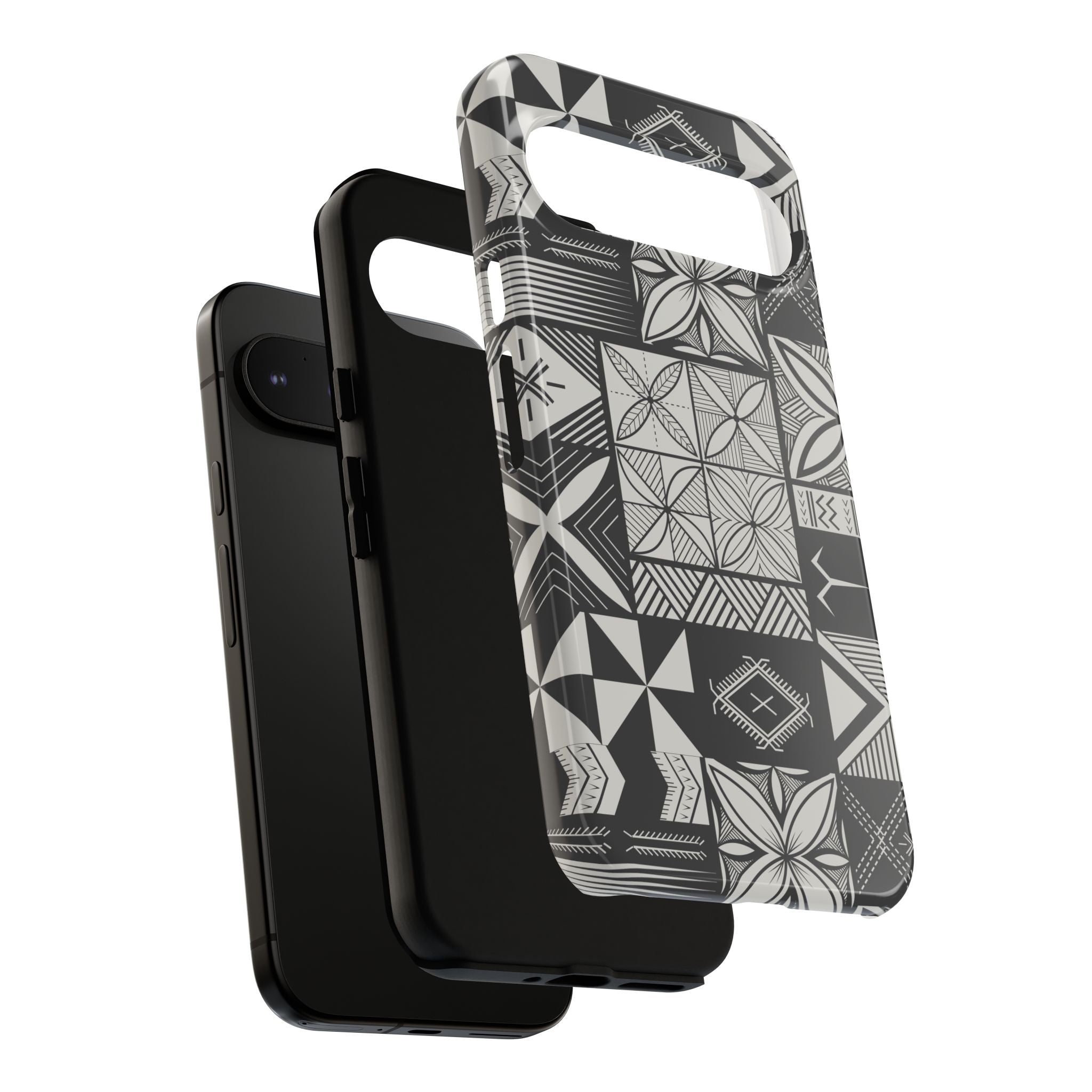 Maluelue (Black & Grey) Phone Case