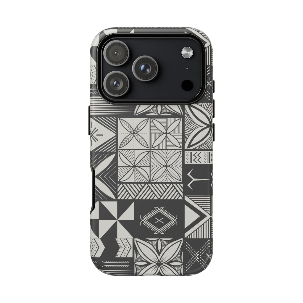 Maluelue (Black & Grey) Phone Case