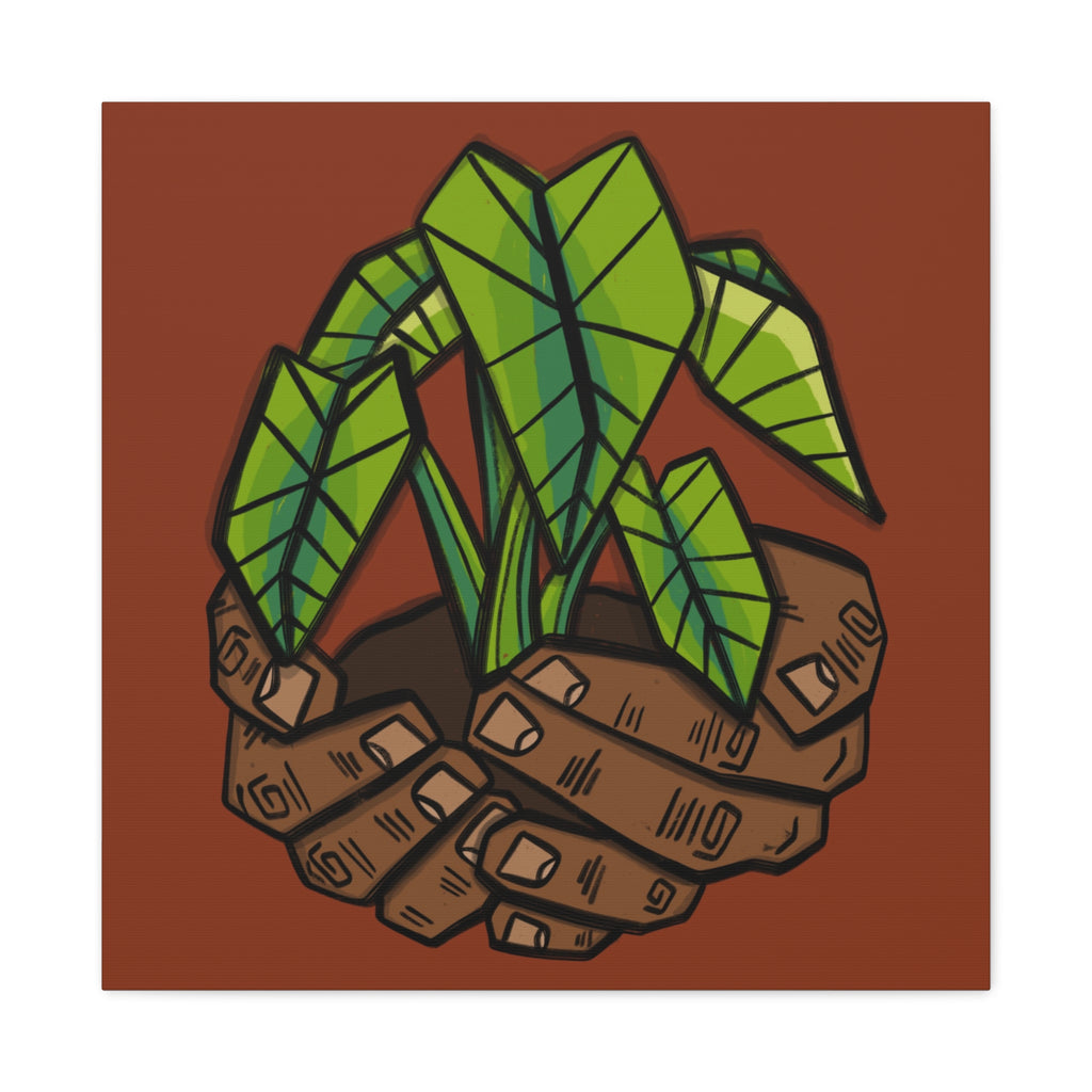 Growing Kalo Canvas