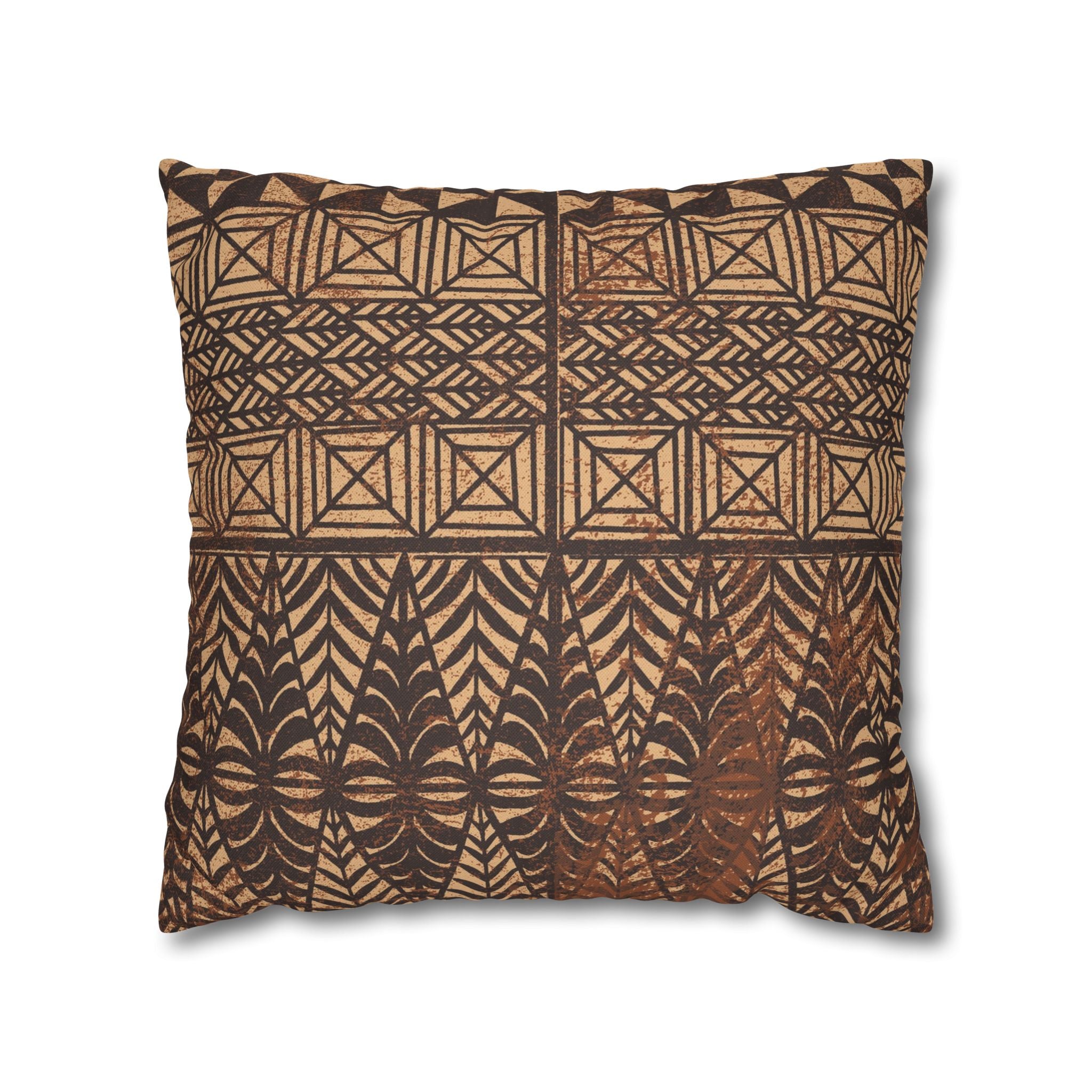 Tongan Ngatu Square Pillow Case