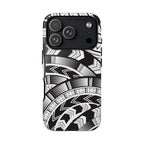 Black and White Tatau Phone Case
