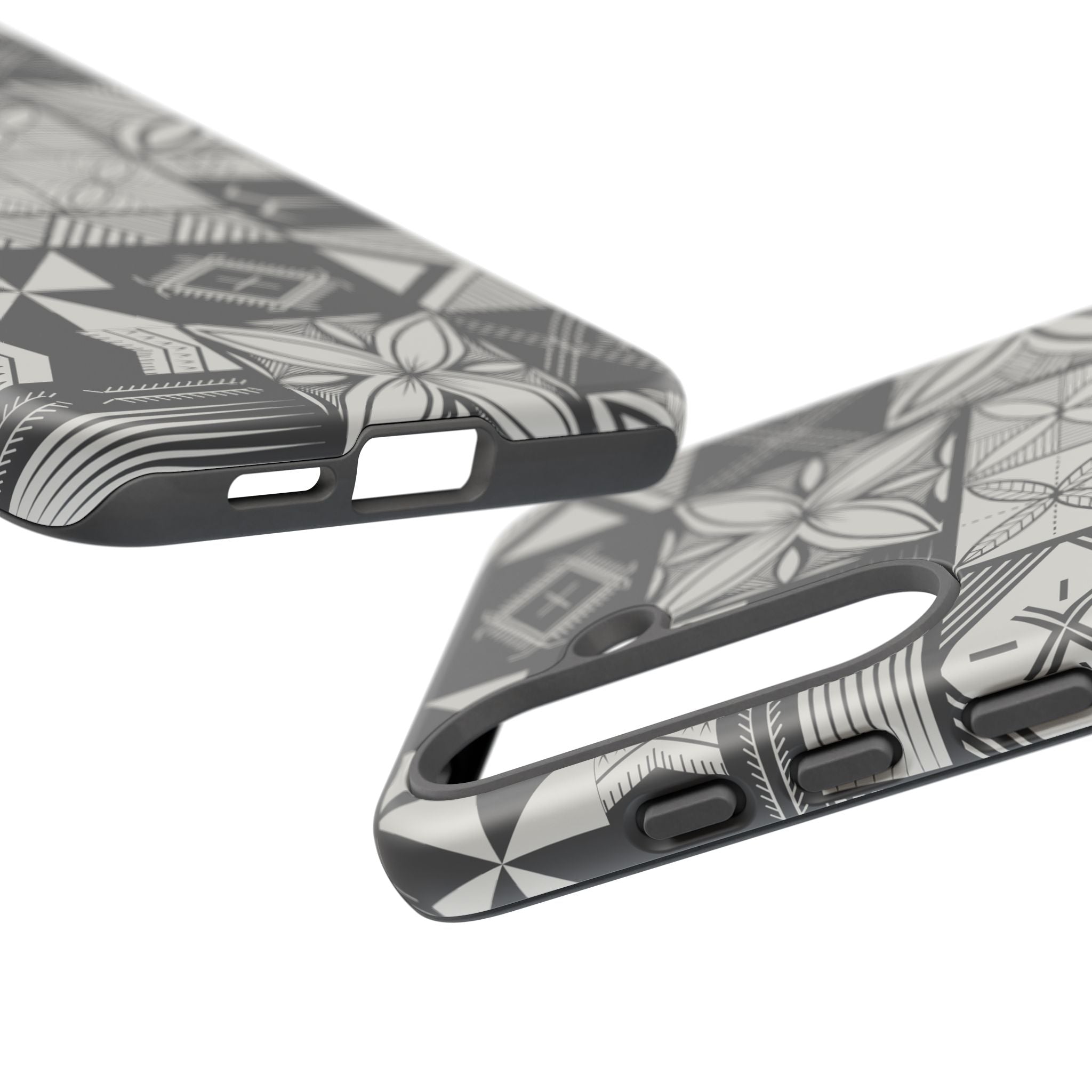 Maluelue (Black & Grey) Phone Case
