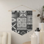 Maluelue (Black & Grey) Pennant Banner