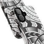 Black and White Tatau Phone Case