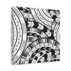 Black and White Tatau Canvas