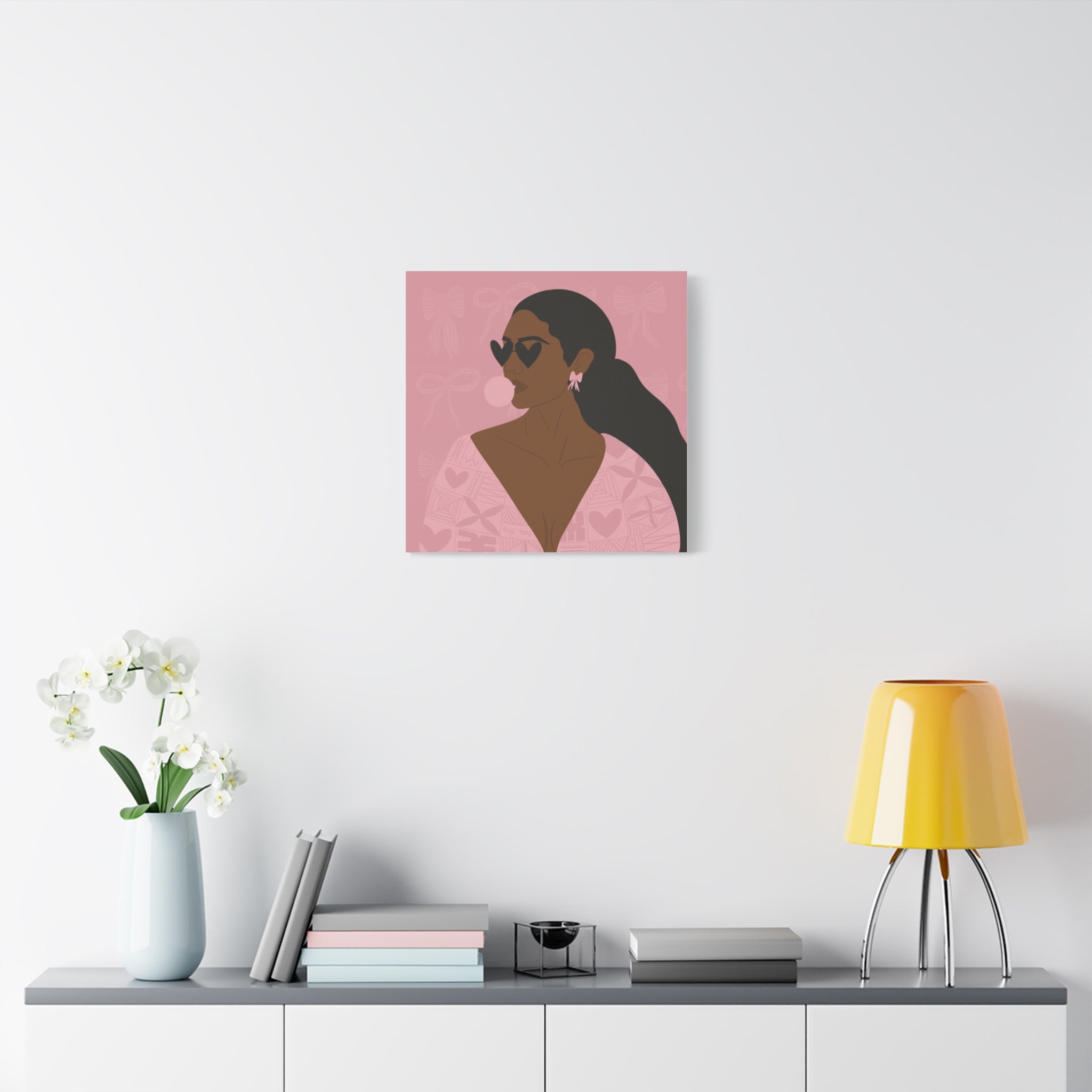 Power in Pink Canvas