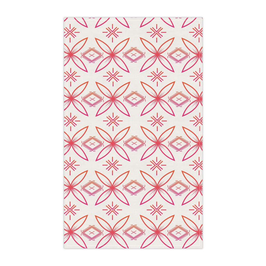 Fuli (Pink & Orange) Tea Towel