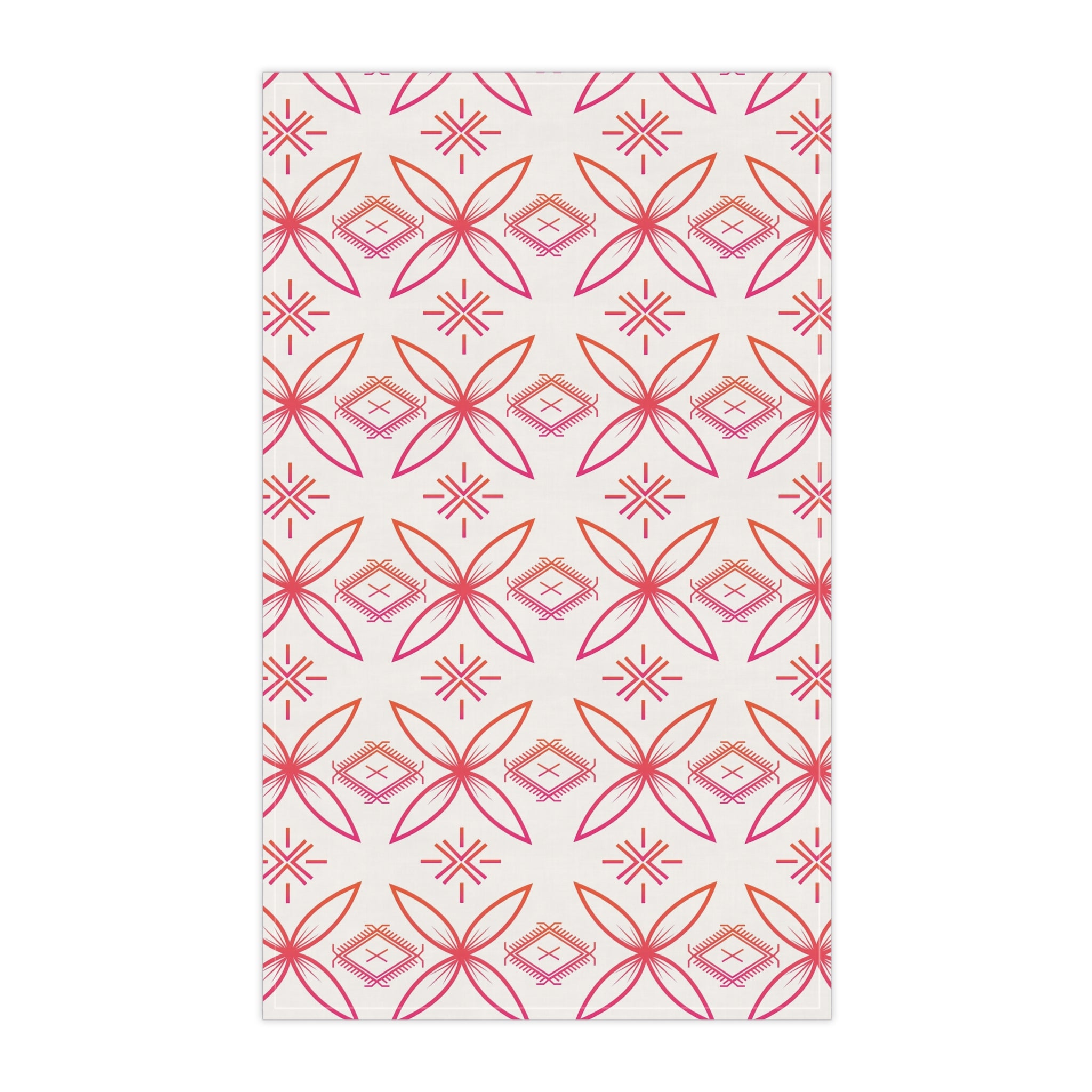 Fuli (Pink & Orange) Tea Towel