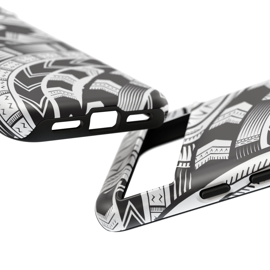 Black and White Tatau Phone Case