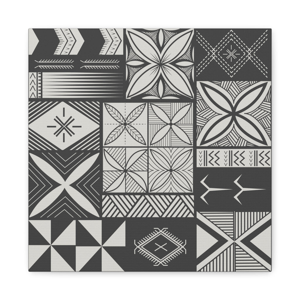 Maluelue (Black & Grey) Canvas