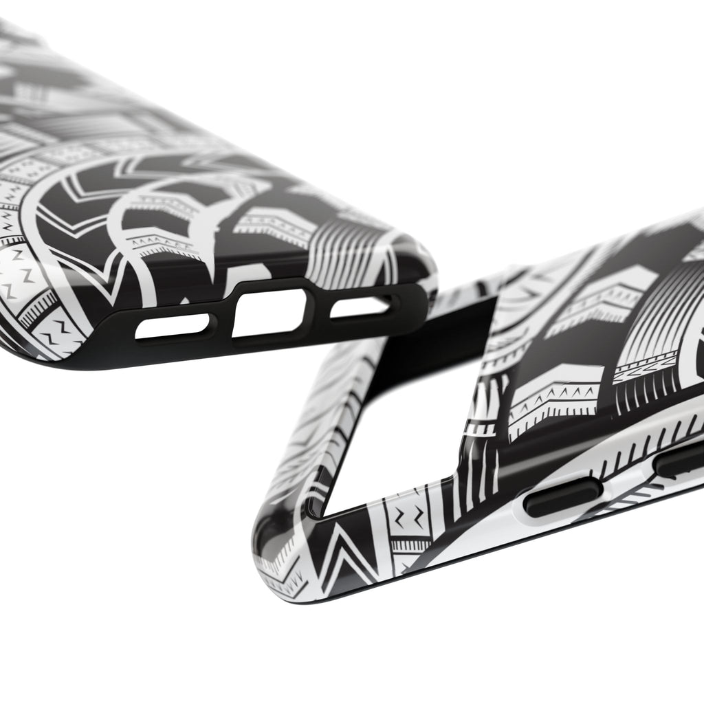 Black and White Tatau Phone Case