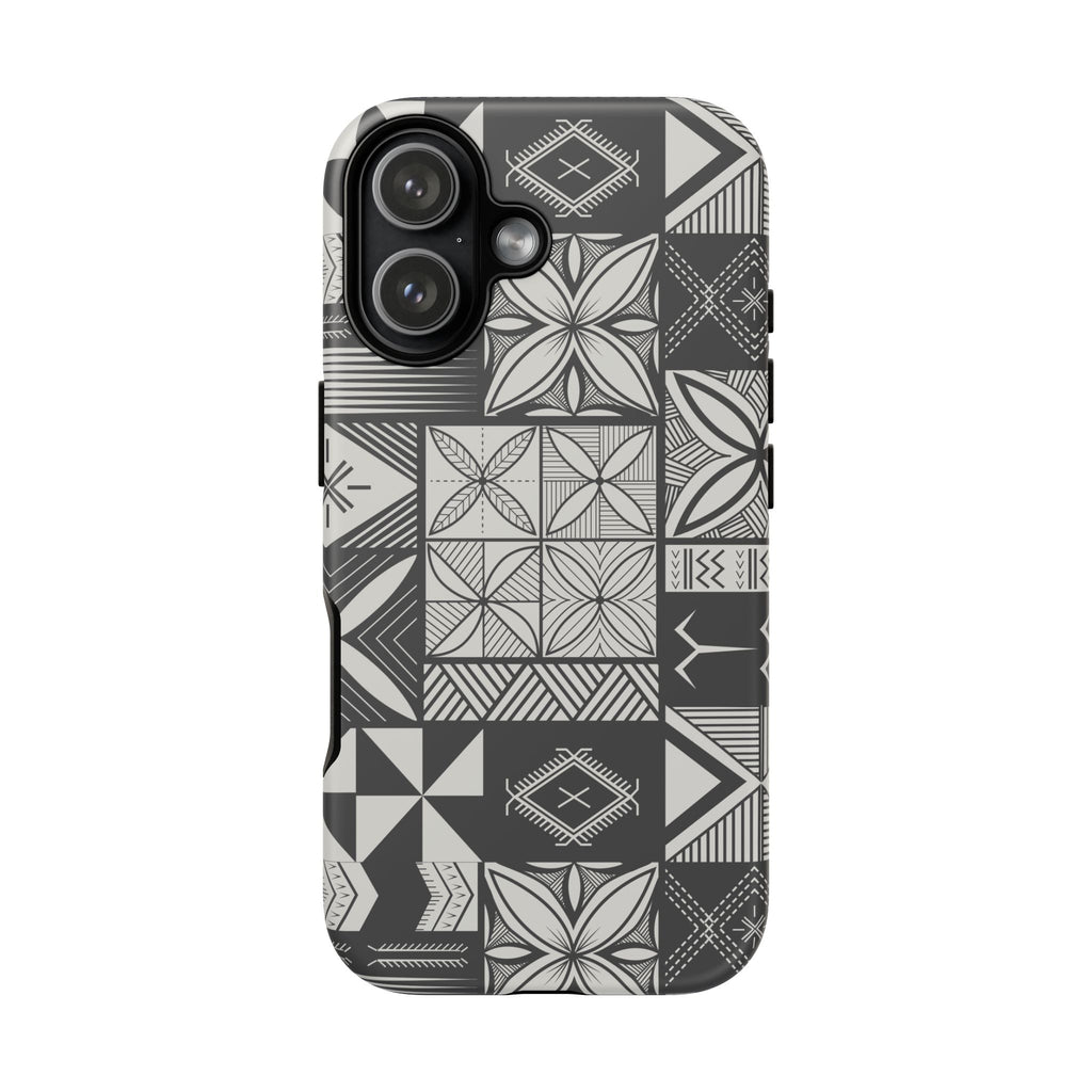 Maluelue (Black & Grey) Phone Case