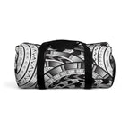 Black and White Duffle Bag