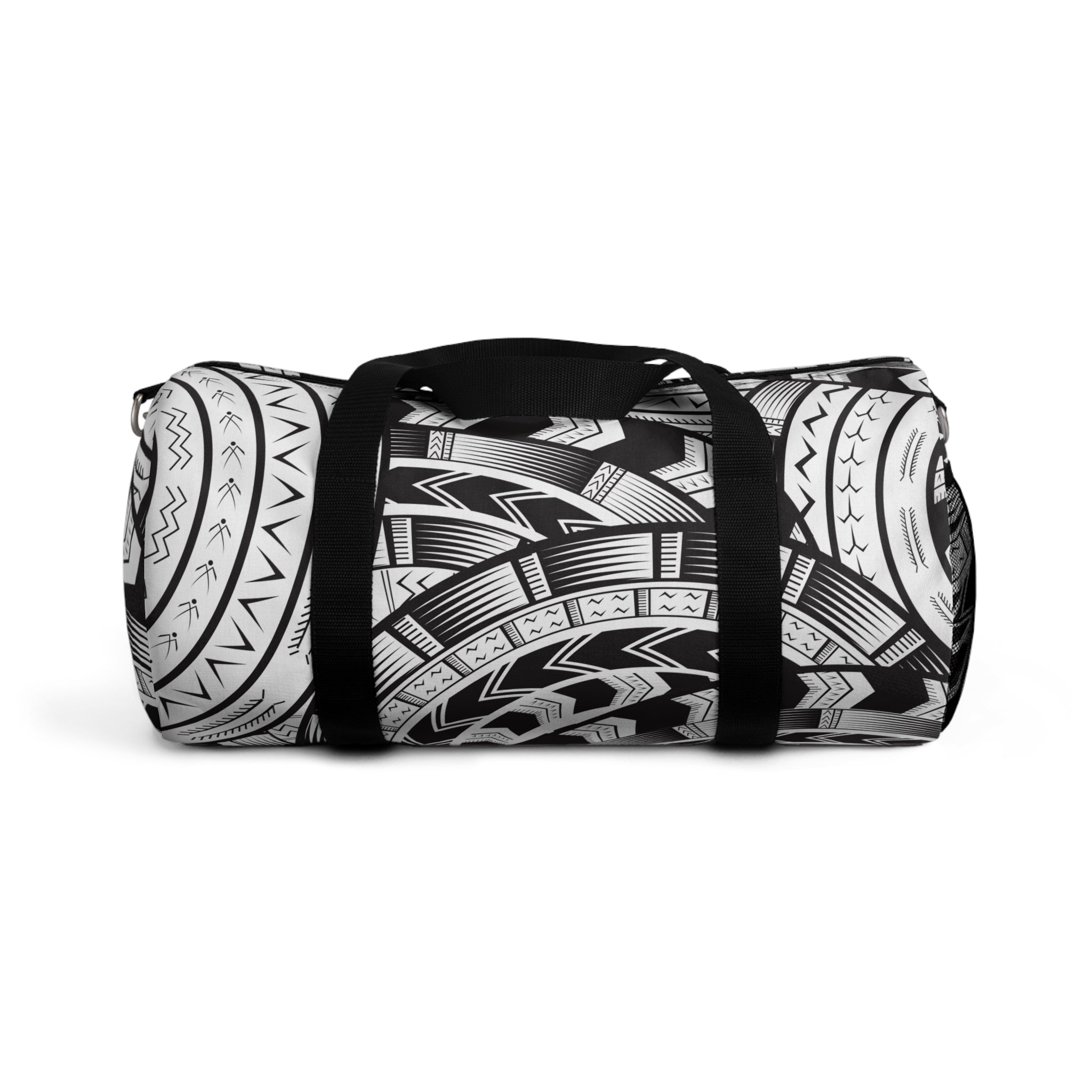 Black and White Duffle Bag