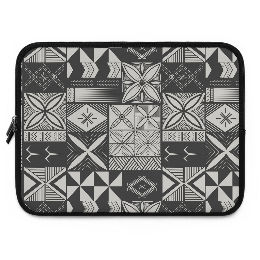 Maluelue (Black & Grey) Laptop Sleeve