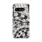 Black and White Tatau Phone Case