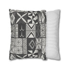 Maluelue (Black & Grey) Square Pillow Case