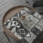 Maluelue (Black & Grey) Wrapping Paper