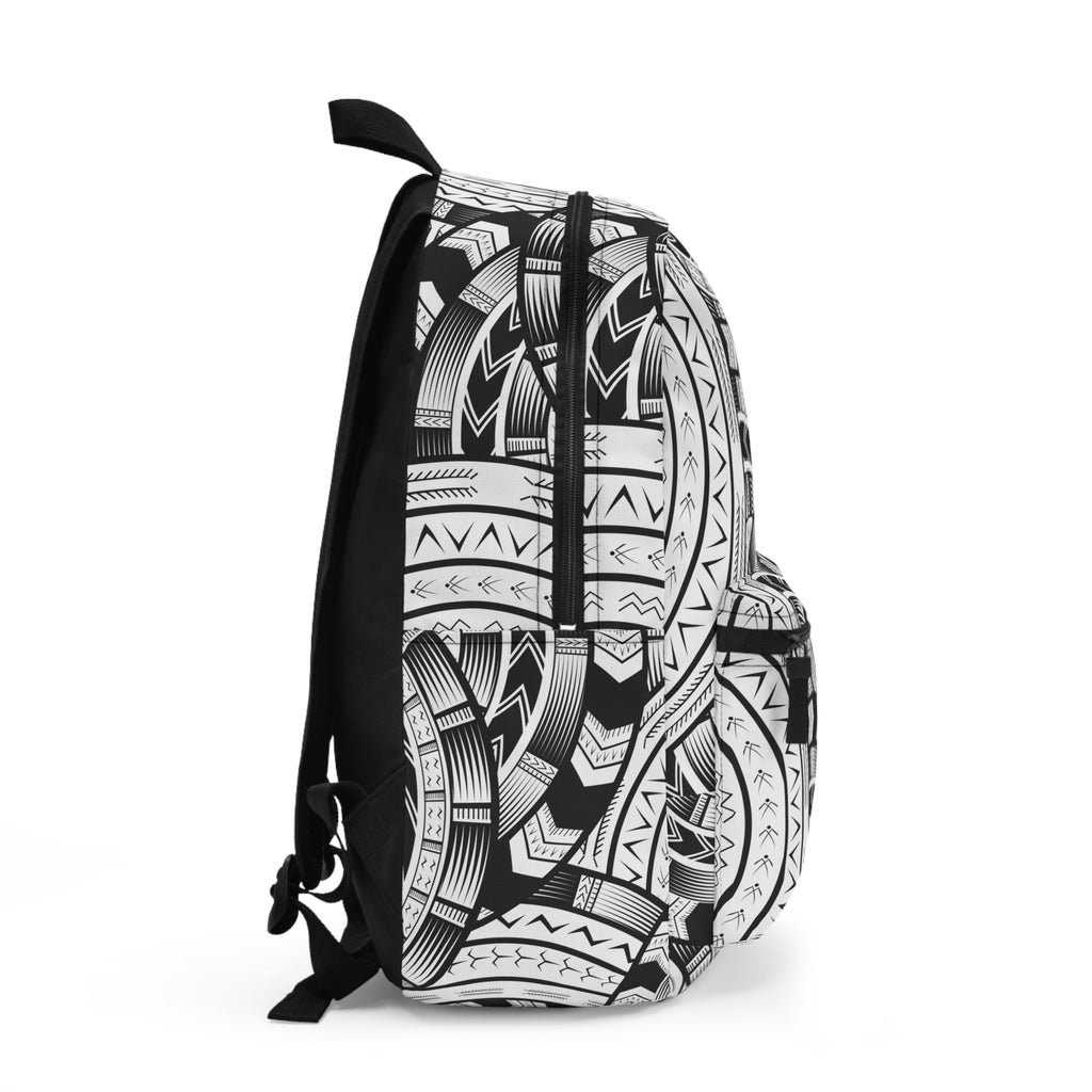 Black and White Tatau Backpack