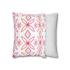 Fuli (Pink & Orange) Square Pillow Case