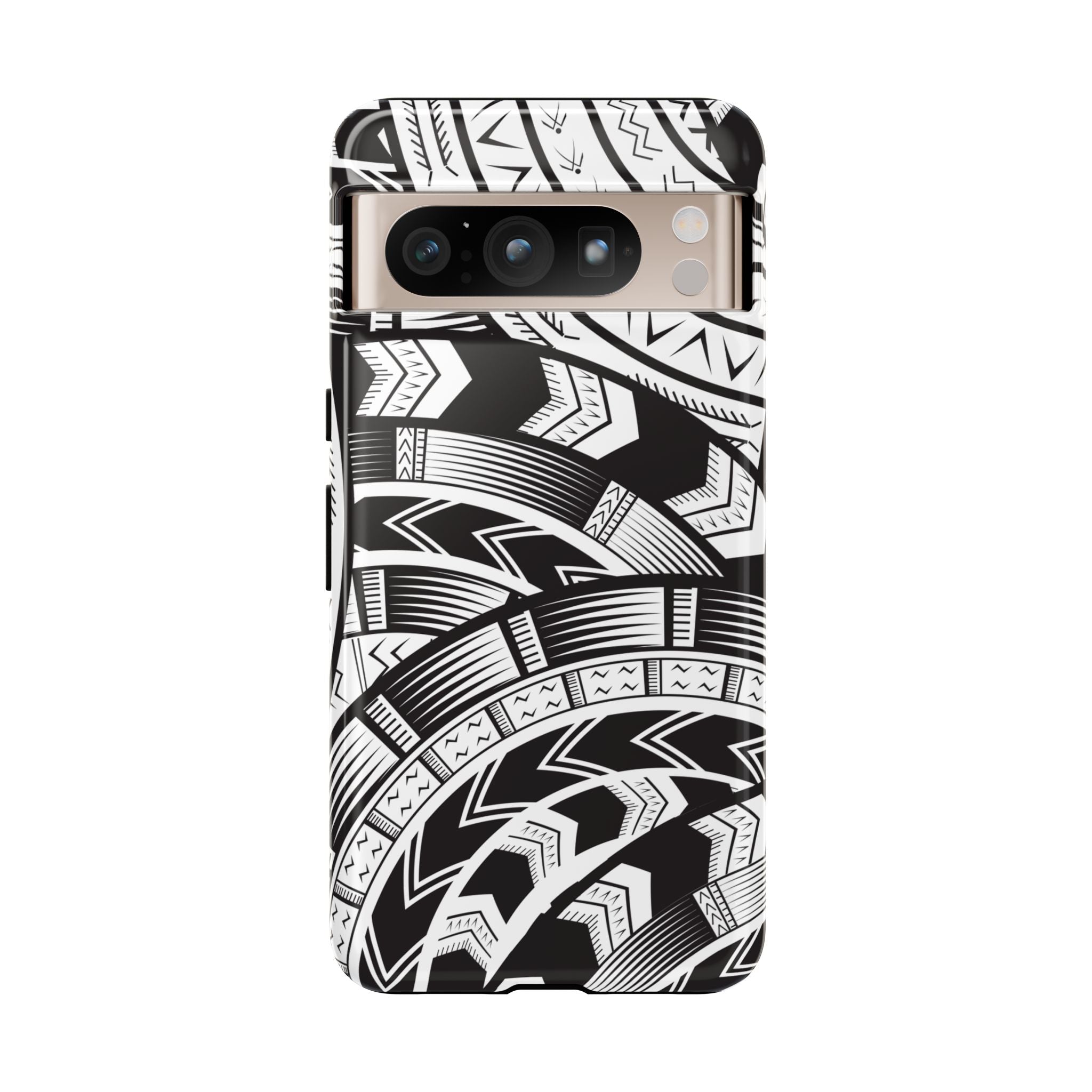 Black and White Tatau Phone Case
