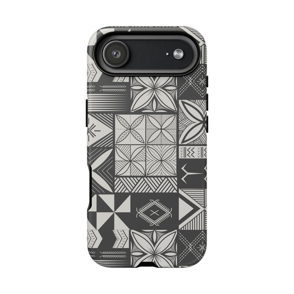 Maluelue (Black & Grey) Phone Case