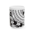 Black and White Tatau Mug