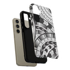 Black and White Tatau Phone Case