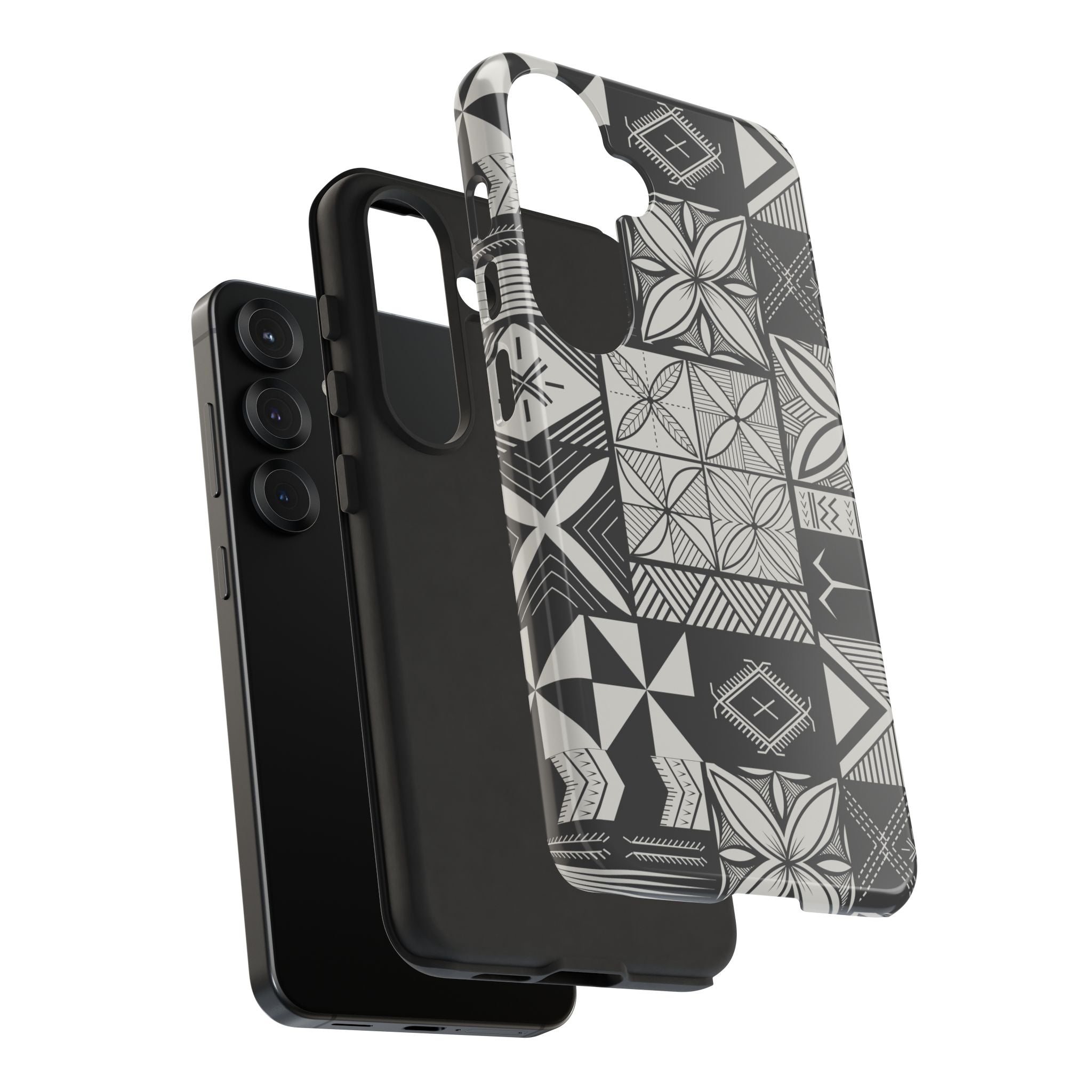Maluelue (Black & Grey) Phone Case
