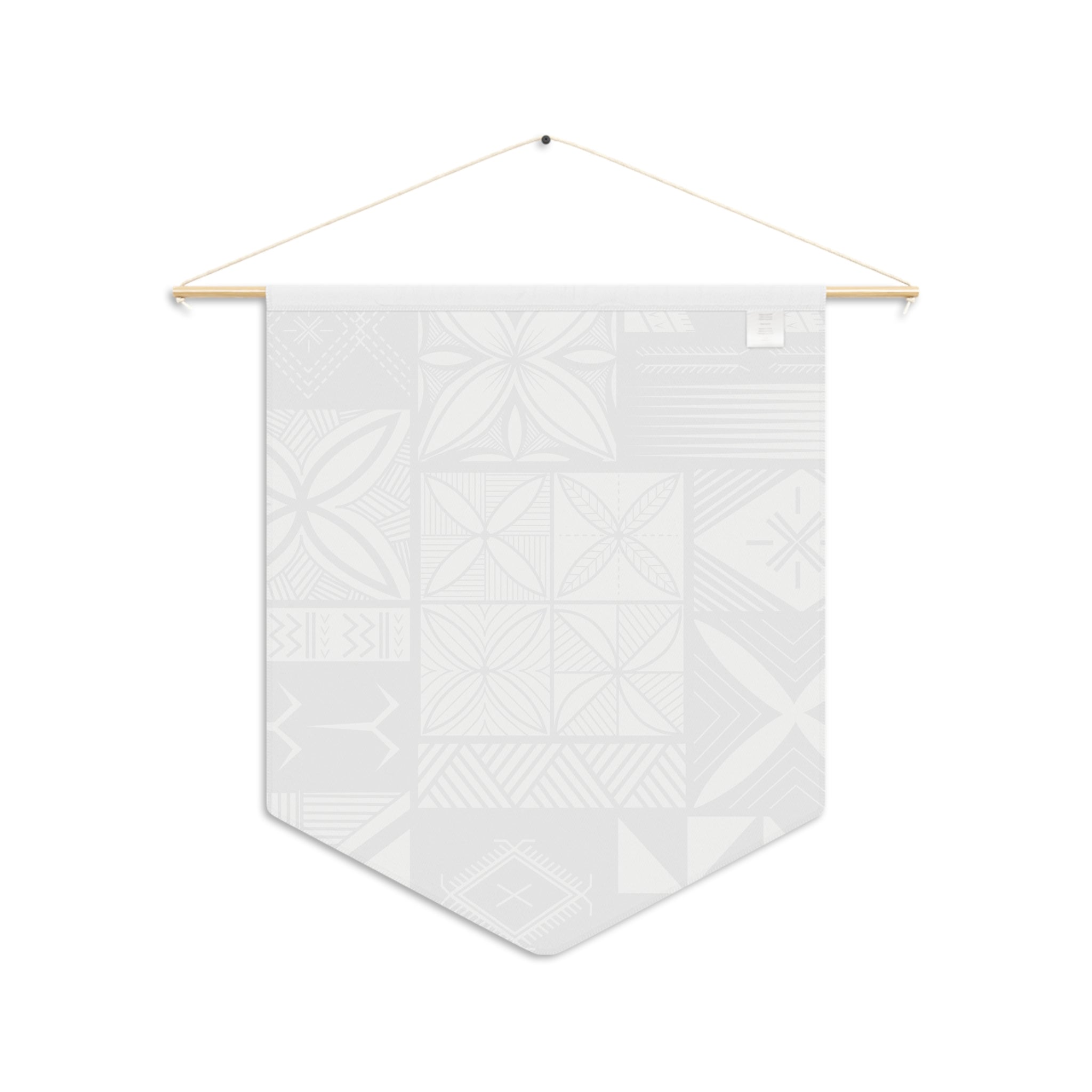 Maluelue (Black & Grey) Pennant Banner