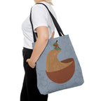 Surfing Kava Queen Tote Bag