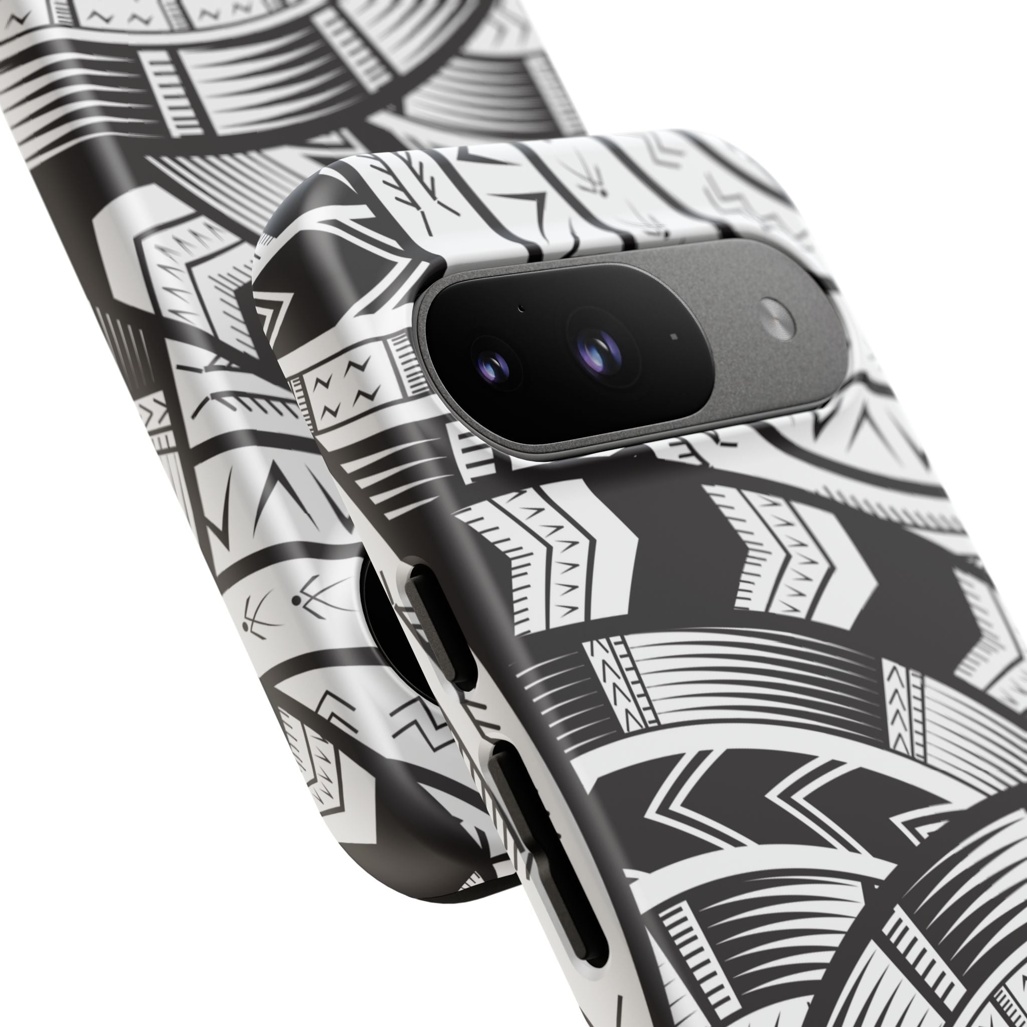Black and White Tatau Phone Case