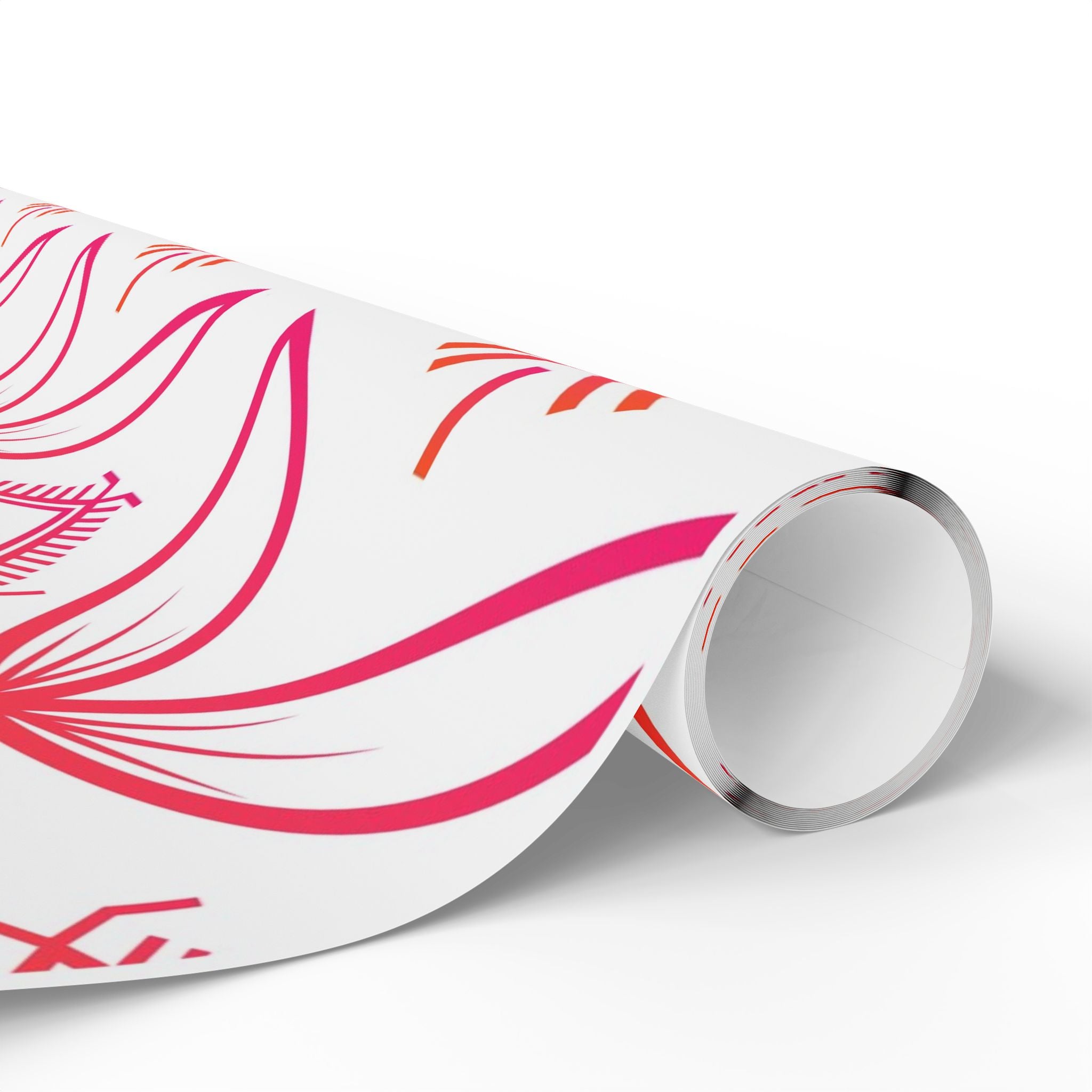 Fuli (Pink & Orange) Wrapping Paper