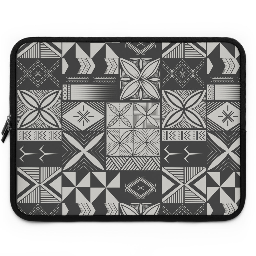 Maluelue (Black & Grey) Laptop Sleeve