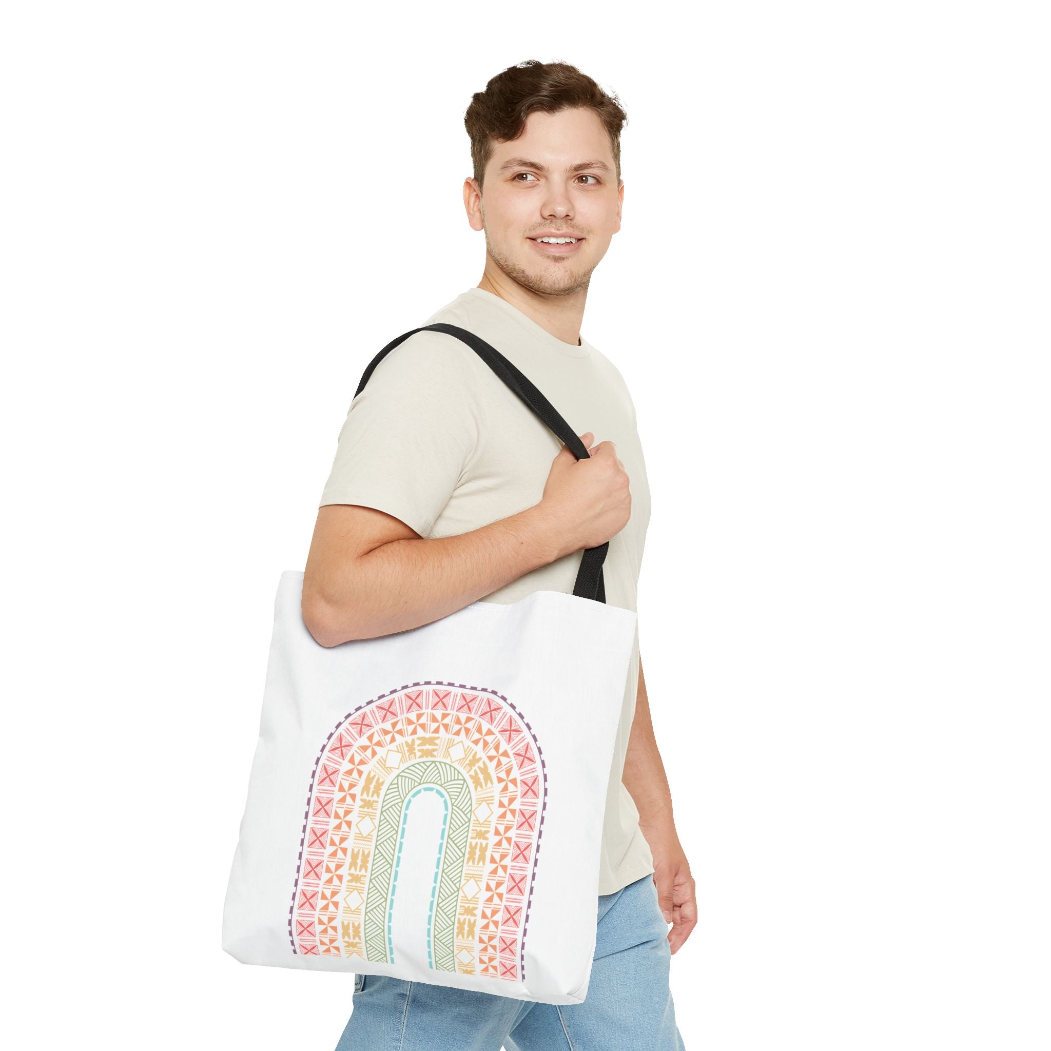 Tapa Rainbow Tote Bag
