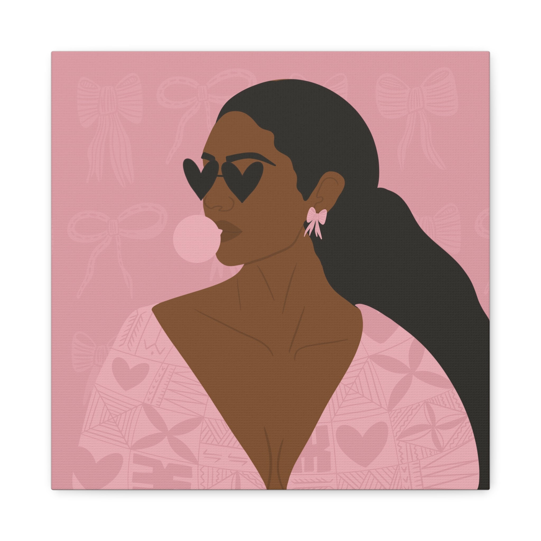 Power in Pink Canvas