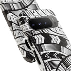 Black and White Tatau Phone Case