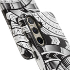 Black and White Tatau Phone Case