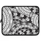 Black and White Tatau Laptop Sleeve