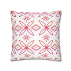 Fuli (Pink & Orange) Square Pillow Case
