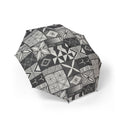 Maluelue (Black & Grey) Foldable Umbrella
