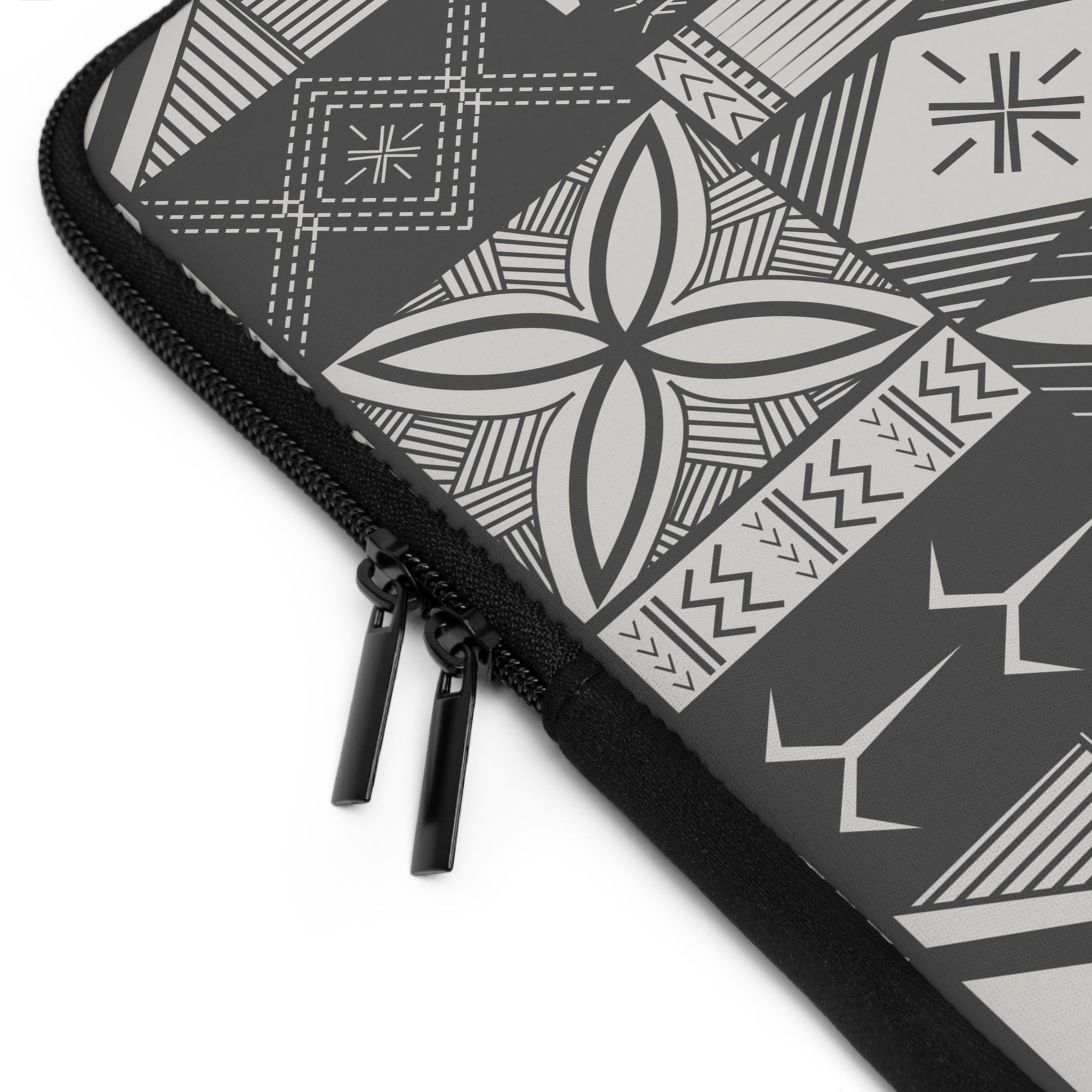 Maluelue (Black & Grey) Laptop Sleeve