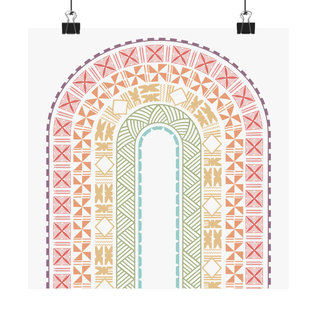 Tapa Rainbow Poster
