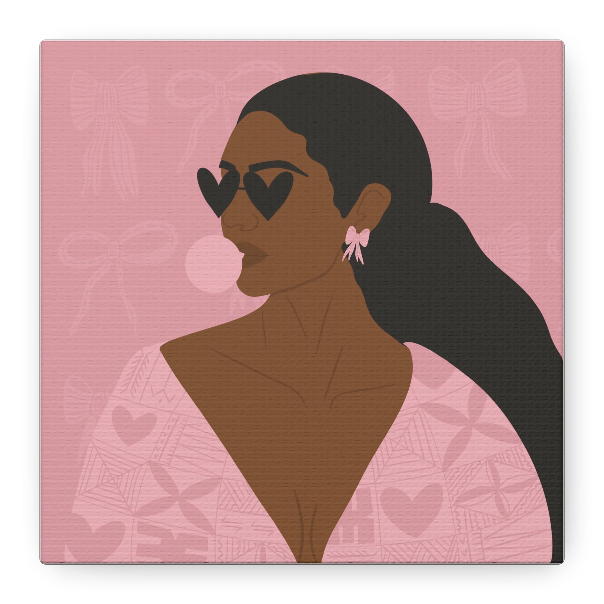 Power in Pink Canvas