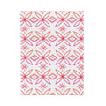 Fuli (Pink & Orange) Velveteen Plush Blanket