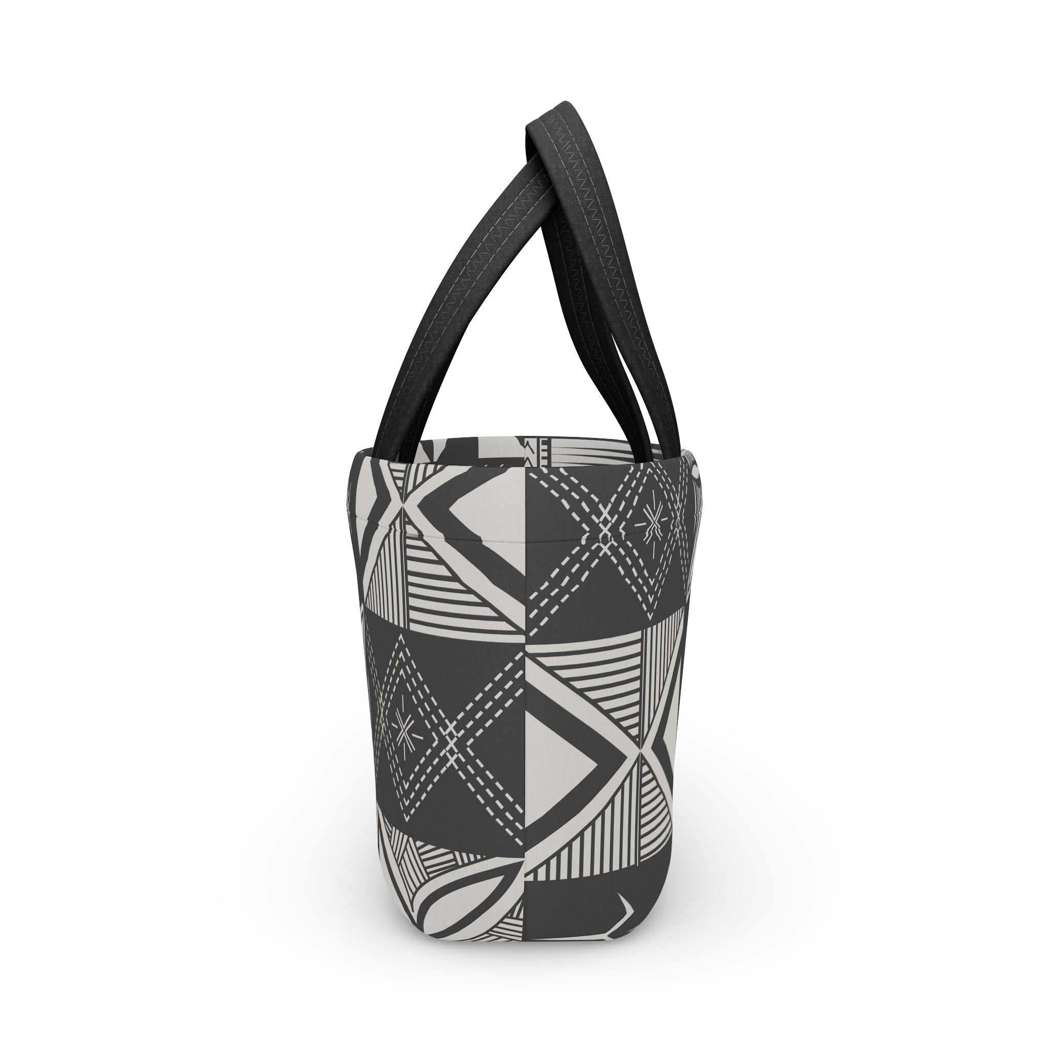 Maluelue (Black & Grey) Lunch Bag