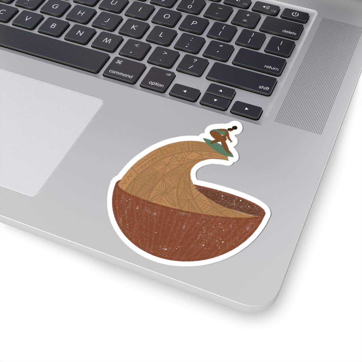 Surfing Kava Queen Sticker